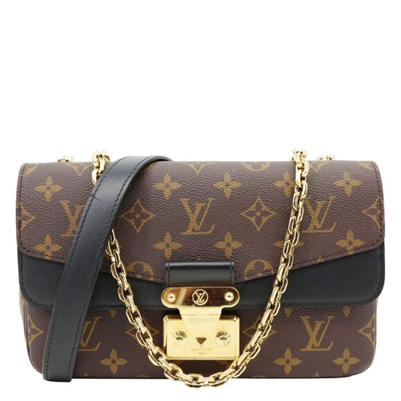 Louis Vuitton  Marceau Monogram Canvas Chain Shoulder Bag Black - Picture 1 of 14